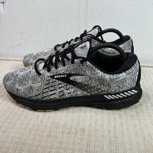 Brooks Mens Size 10.5 Wide 2E Black/White Adrenaline GTS 21 Running Shoes